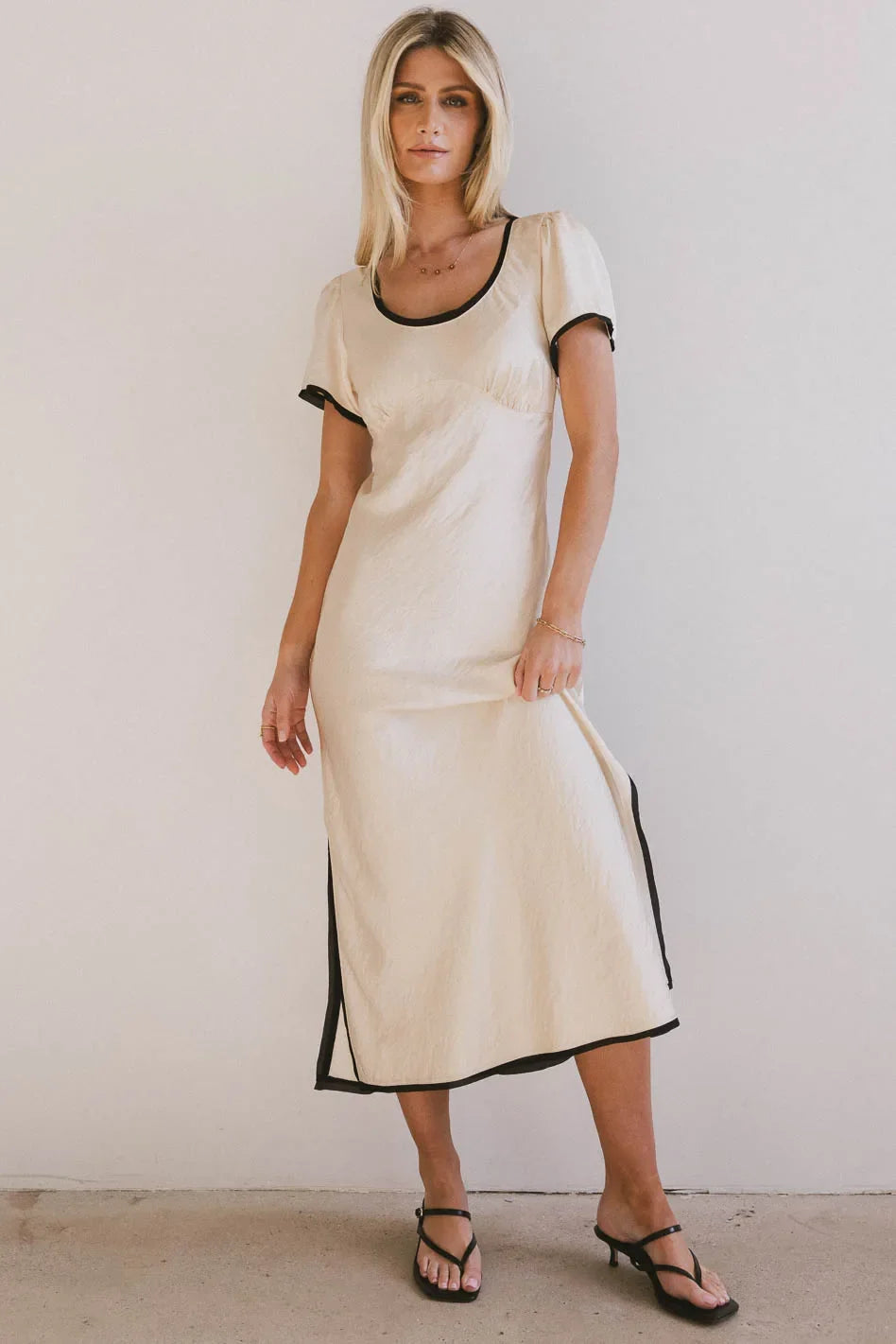 Austia Midi Dress in Ivory - FINAL SALE