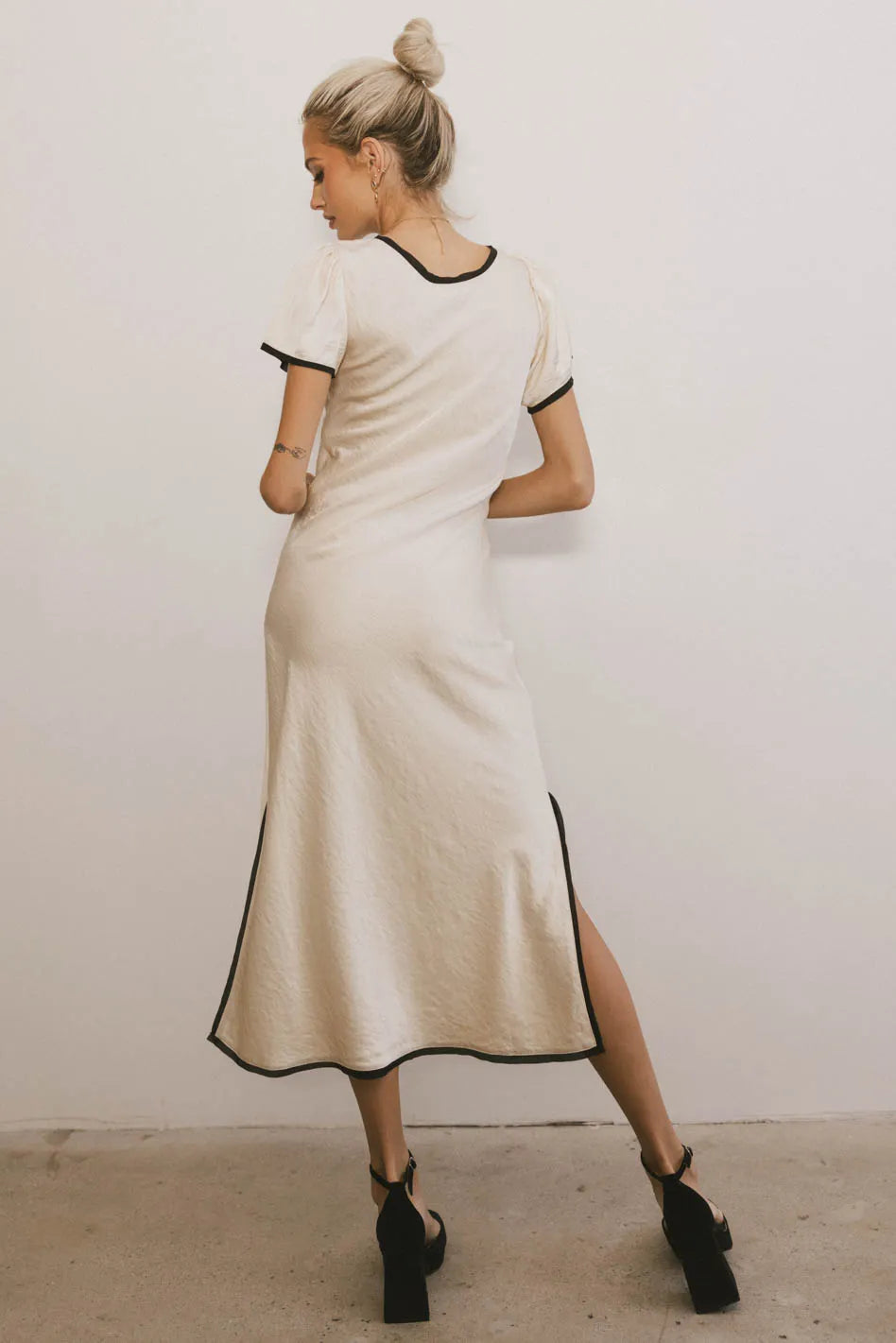Austia Midi Dress in Ivory - FINAL SALE
