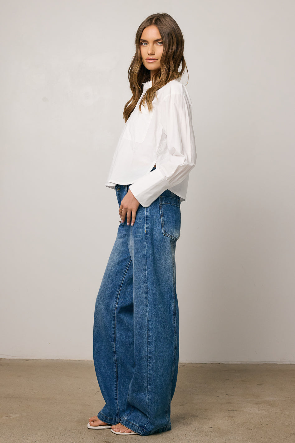 Wren Medium Wash Baggy Jeans - FINAL SALE