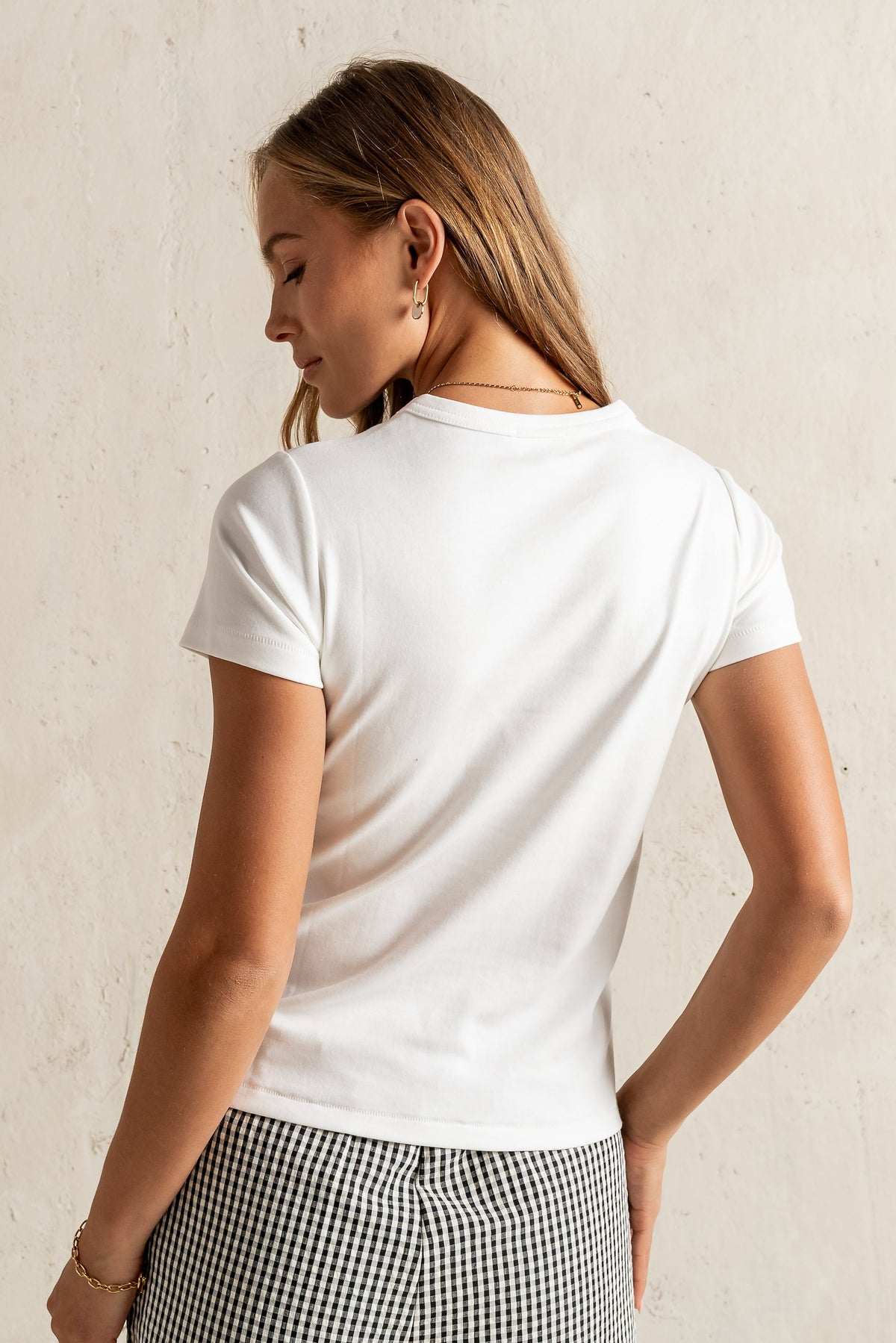 Mckenna T-Shirt in White - FINAL SALE