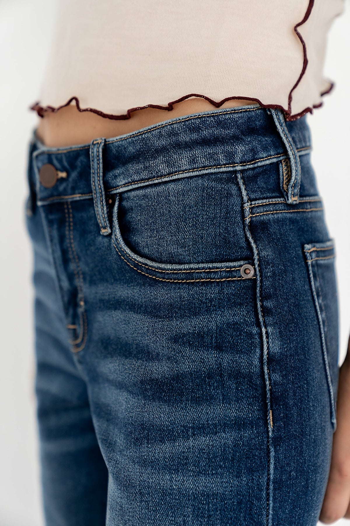 Sloane Wide Leg Jeans in Dark Wash - FINAL SALE
