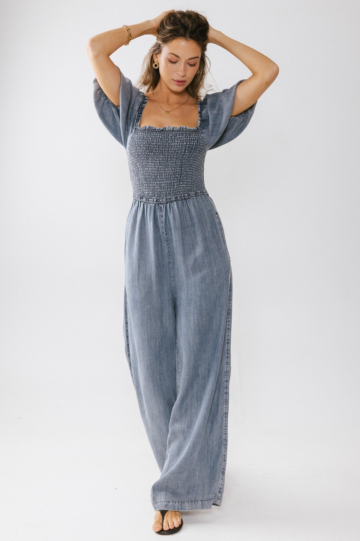 Piper Smocked Jumpsuit - FINAL SALE