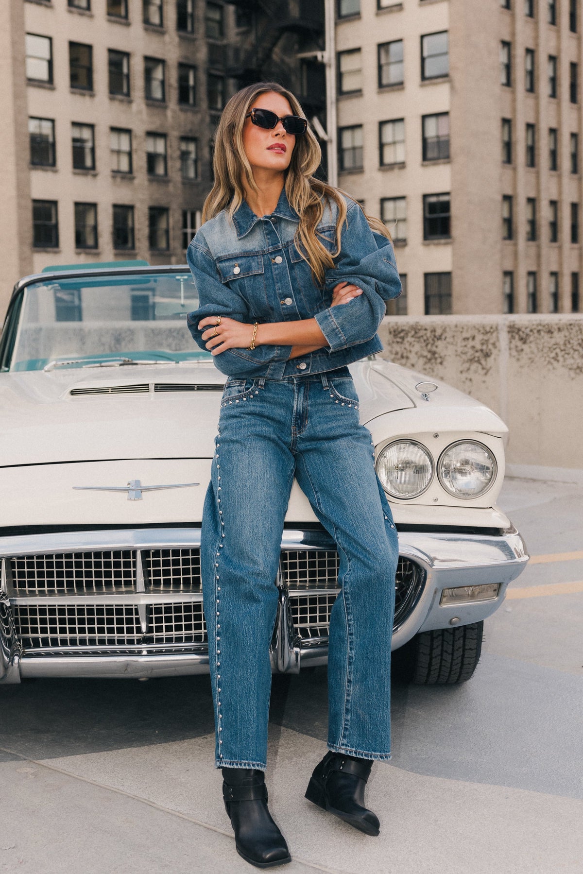 Noel Studded Baggy Jeans - FINAL SALE