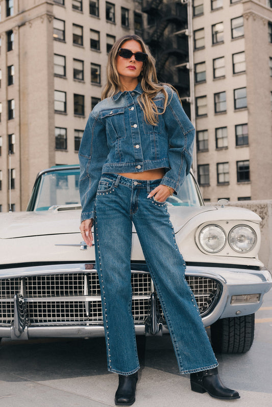 Noel Studded Baggy Jeans - FINAL SALE