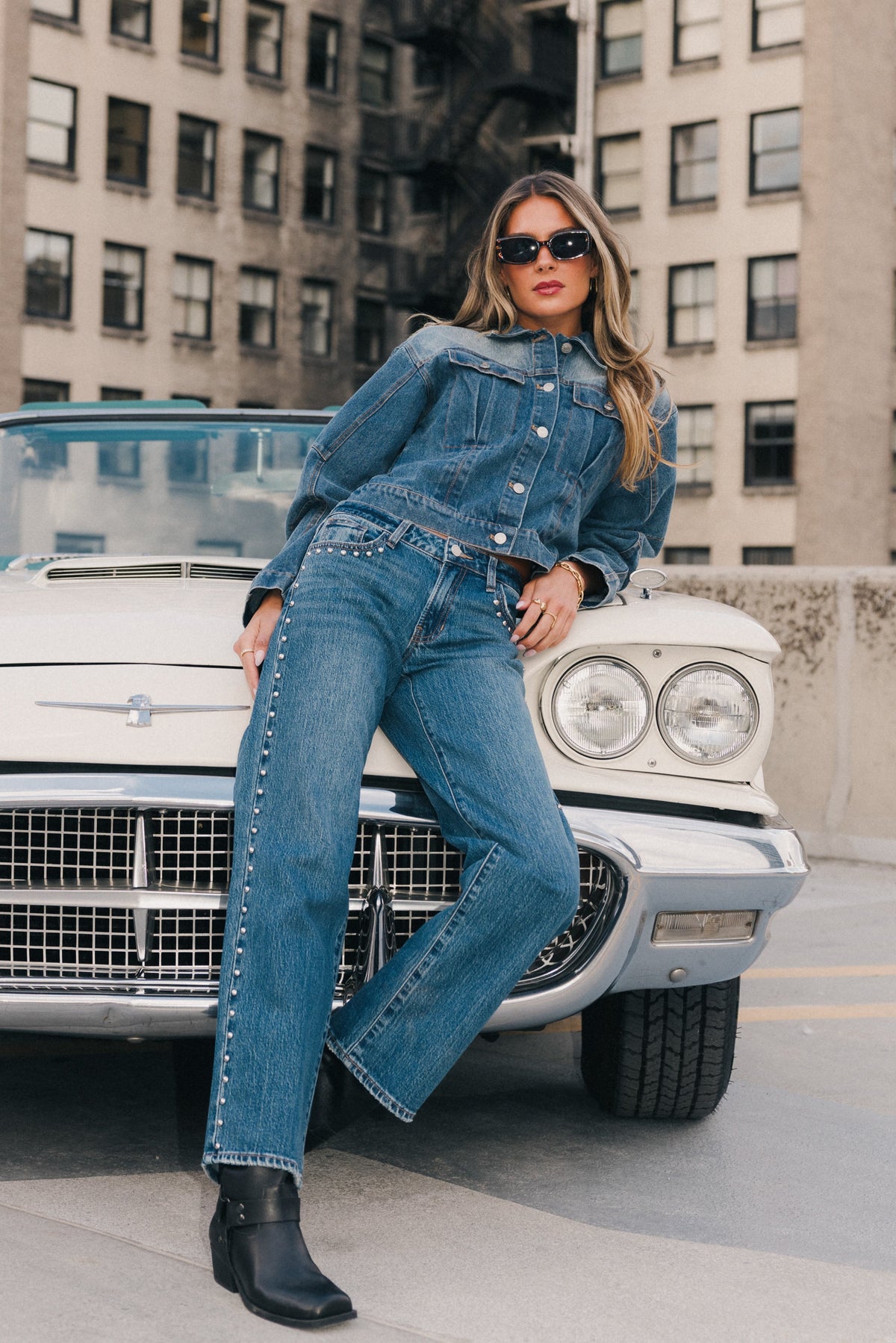 Noel Studded Baggy Jeans - FINAL SALE
