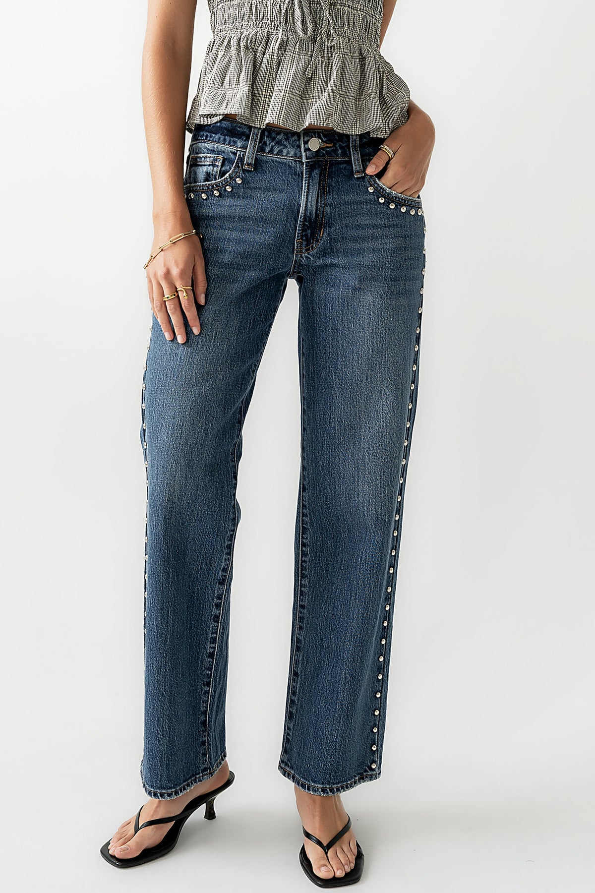 Noel Studded Baggy Jeans - FINAL SALE