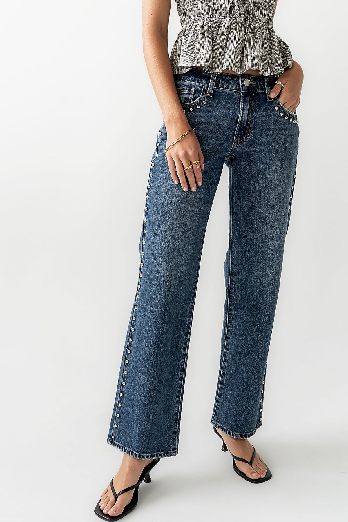 Noel Studded Baggy Jeans - FINAL SALE