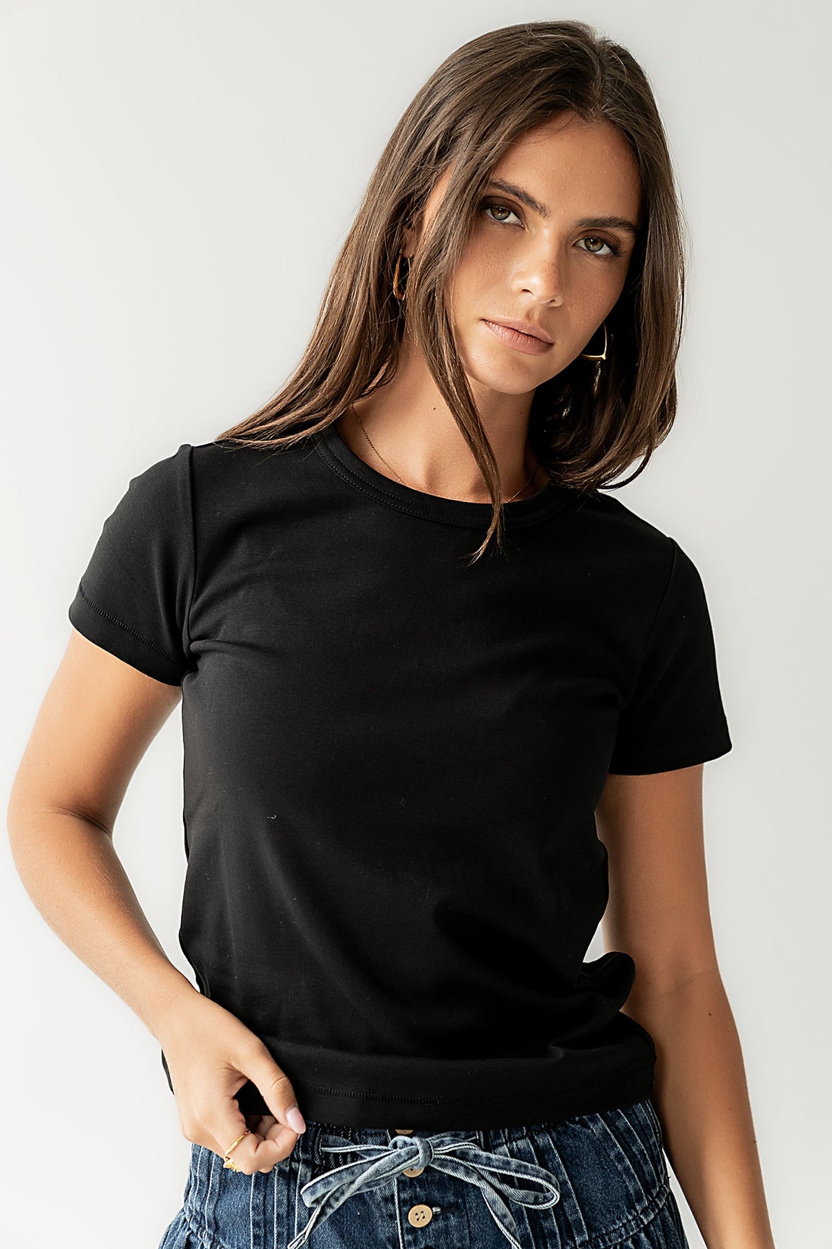 Mckenna T-Shirt in Black - FINAL SALE
