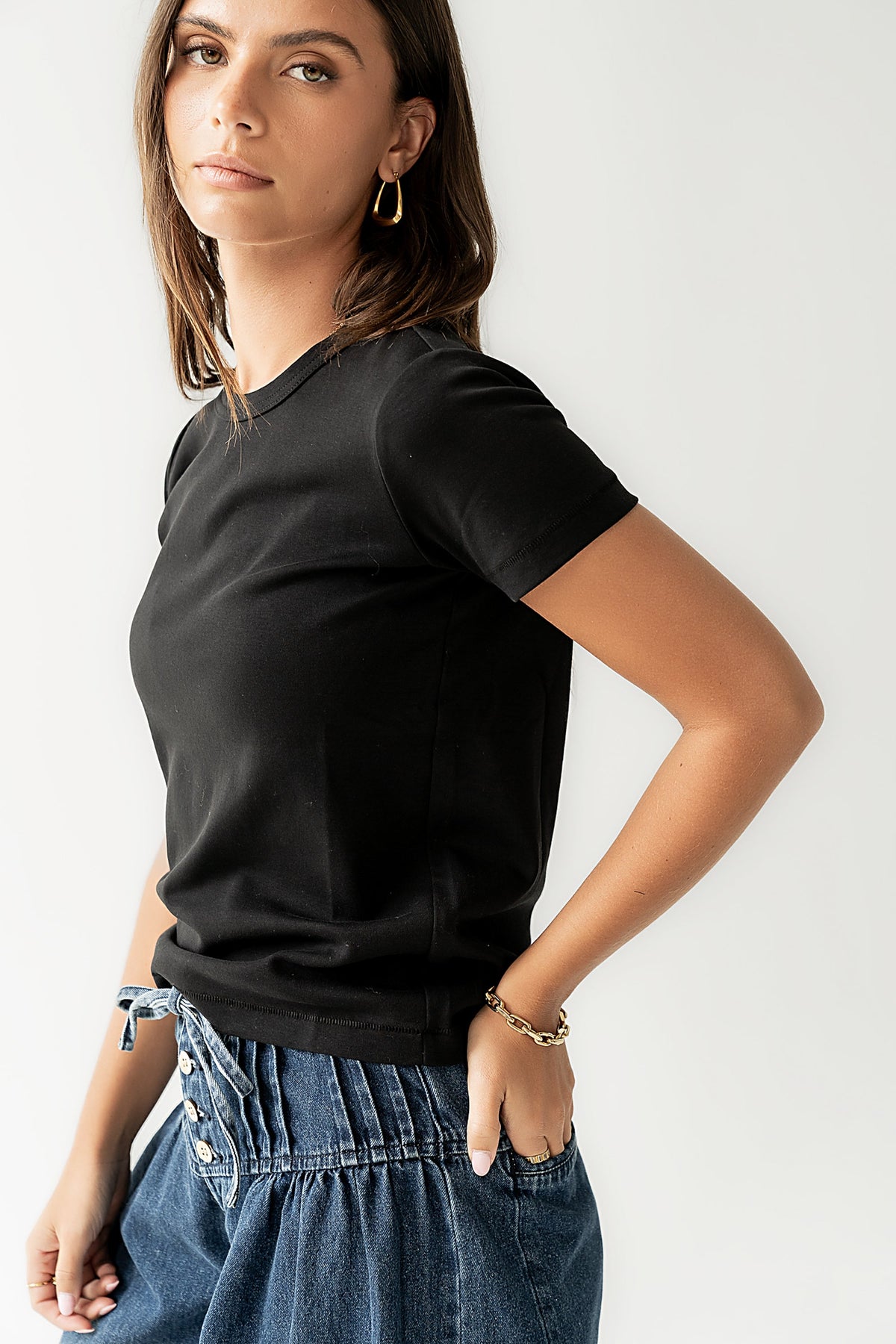 Mckenna T-Shirt in Black - FINAL SALE
