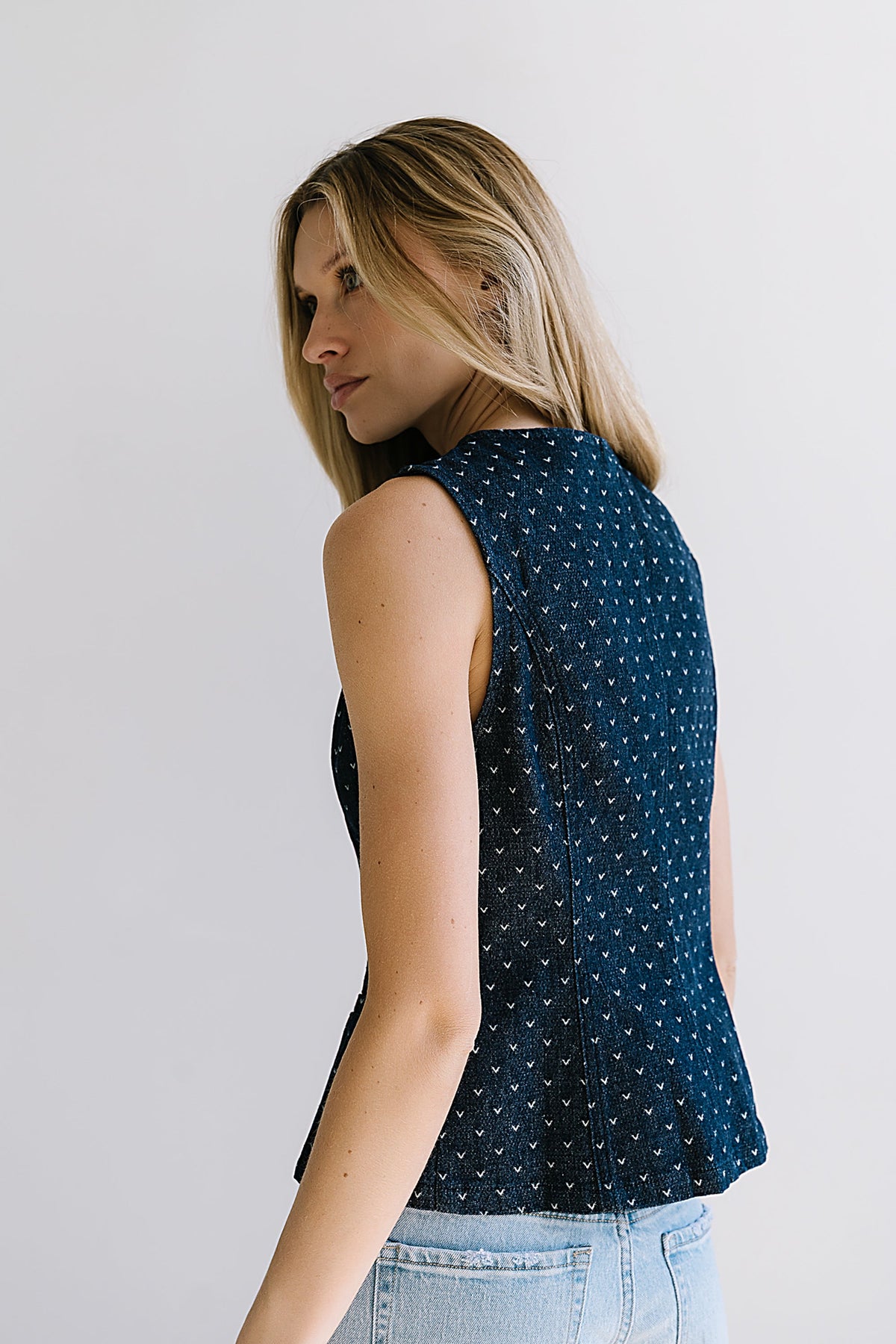 Caroline Denim Vest - FINAL SALE