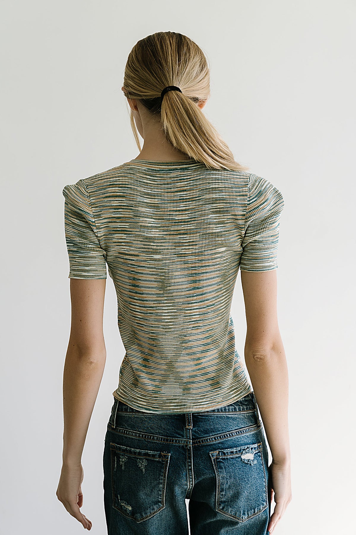 Mannie Heathered Sweater in Multi - FINAL SALE