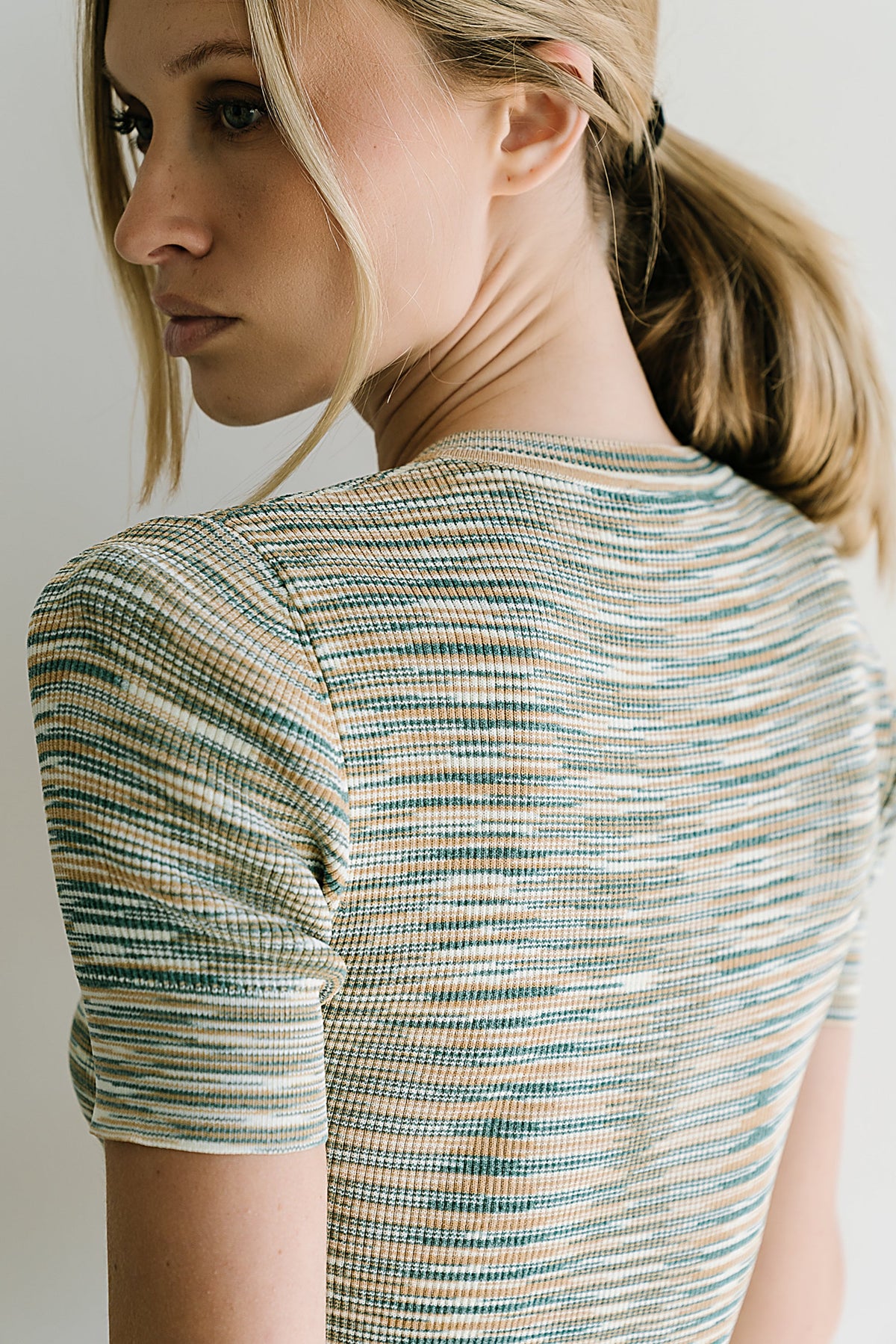 Mannie Heathered Sweater in Multi - FINAL SALE