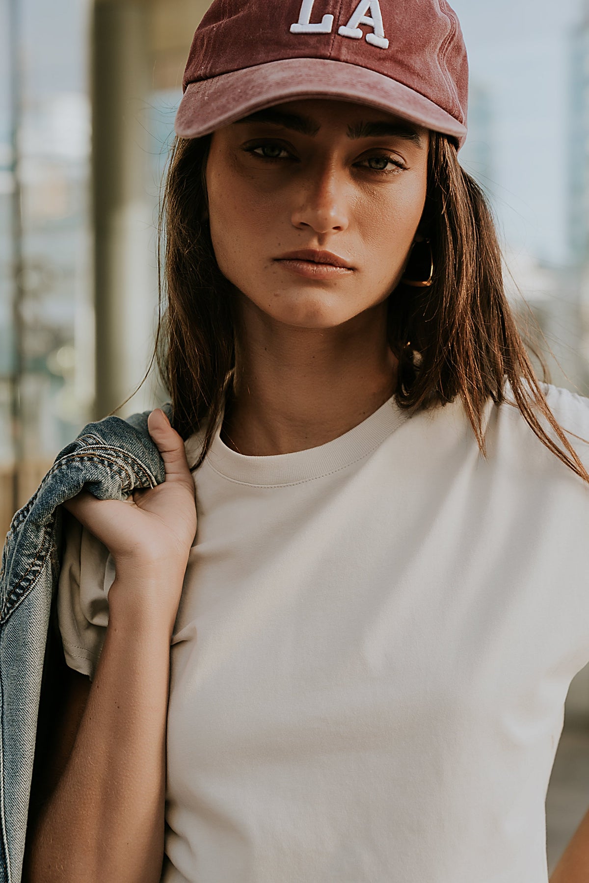 Noelle Ruched Top in Ecru - FINAL SALE