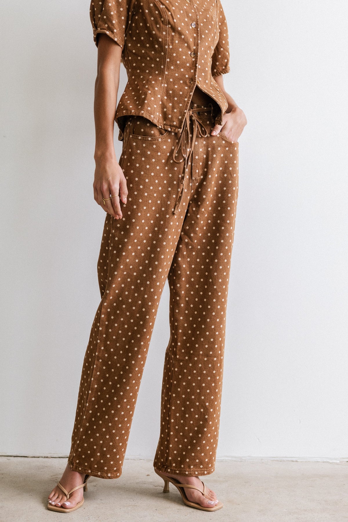 Tony Polka Dot Baggy Jeans - FINAL SALE