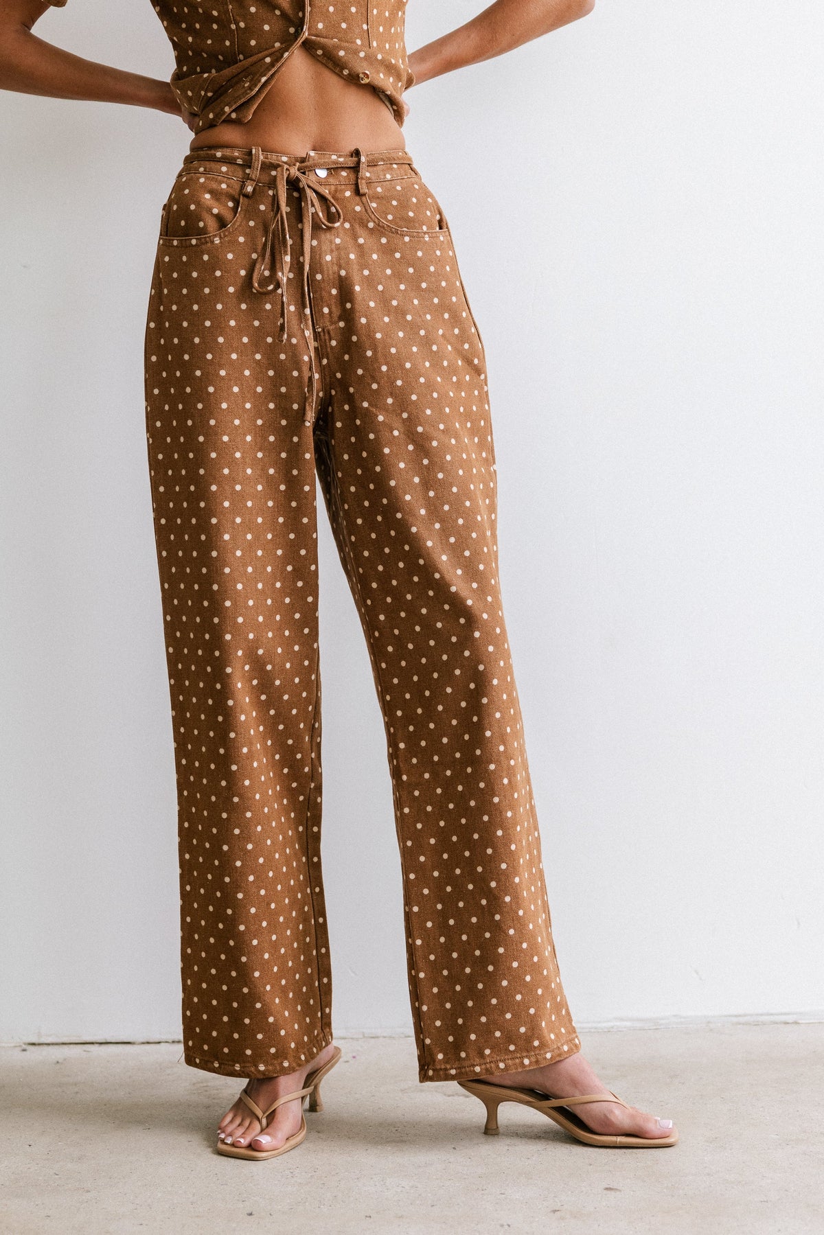Tony Polka Dot Baggy Jeans - FINAL SALE