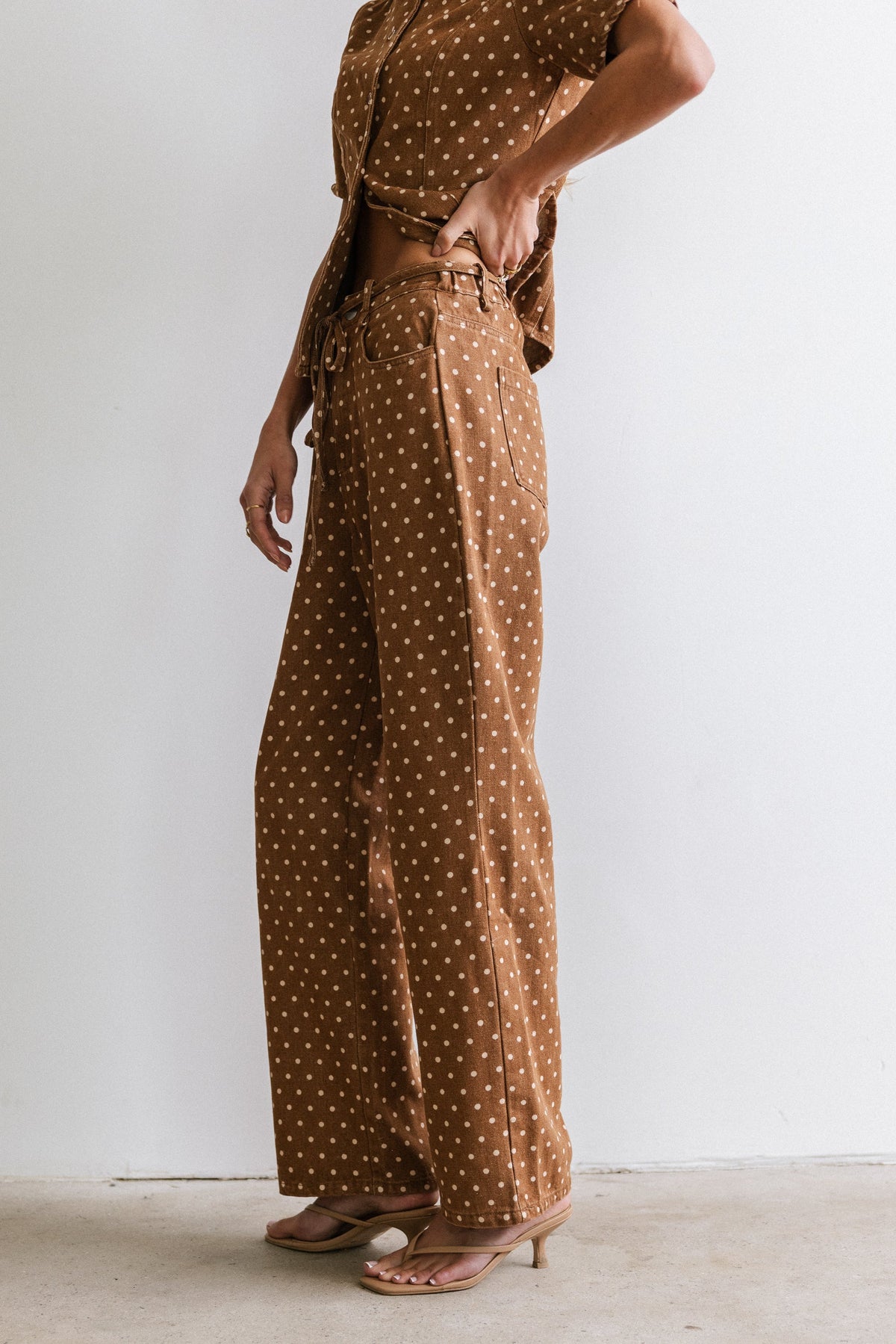 Tony Polka Dot Baggy Jeans - FINAL SALE