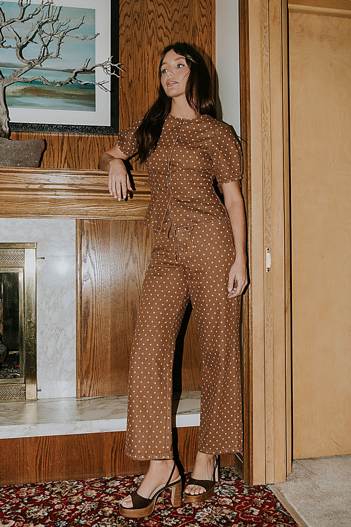 Tony Polka Dot Baggy Jeans - FINAL SALE
