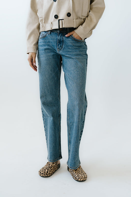 Elise Wide Leg Jeans in Medium Wash - FINAL SALE