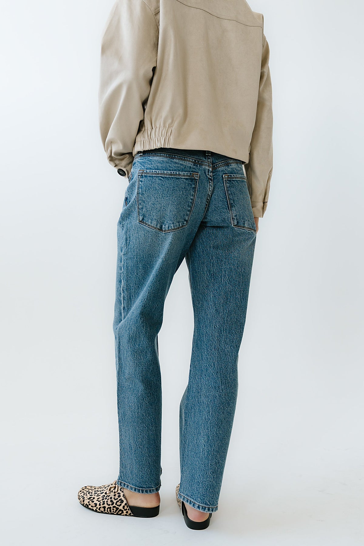 Elise Wide Leg Jeans in Medium Wash - FINAL SALE