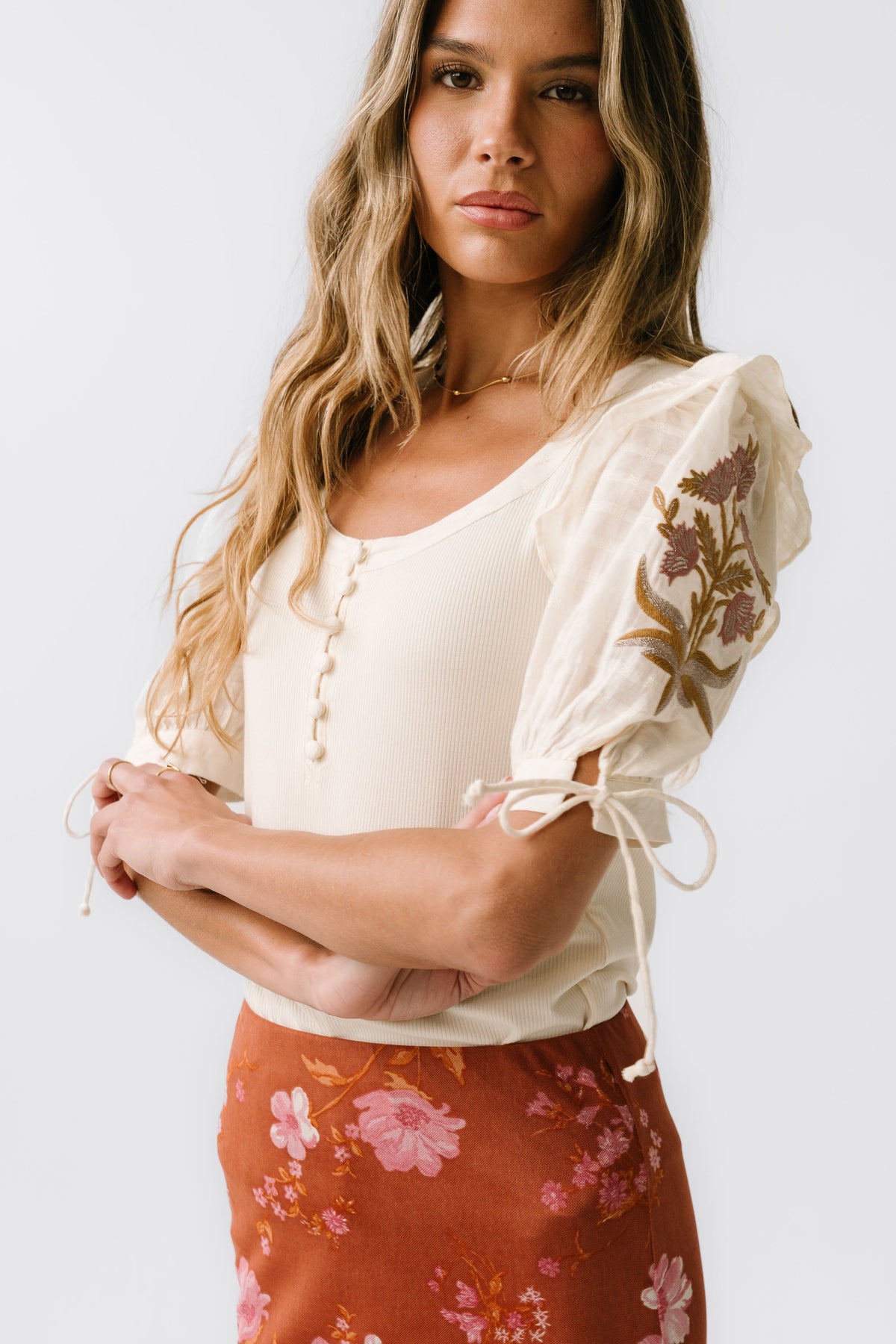 Holden Embroidered Top - FINAL SALE
