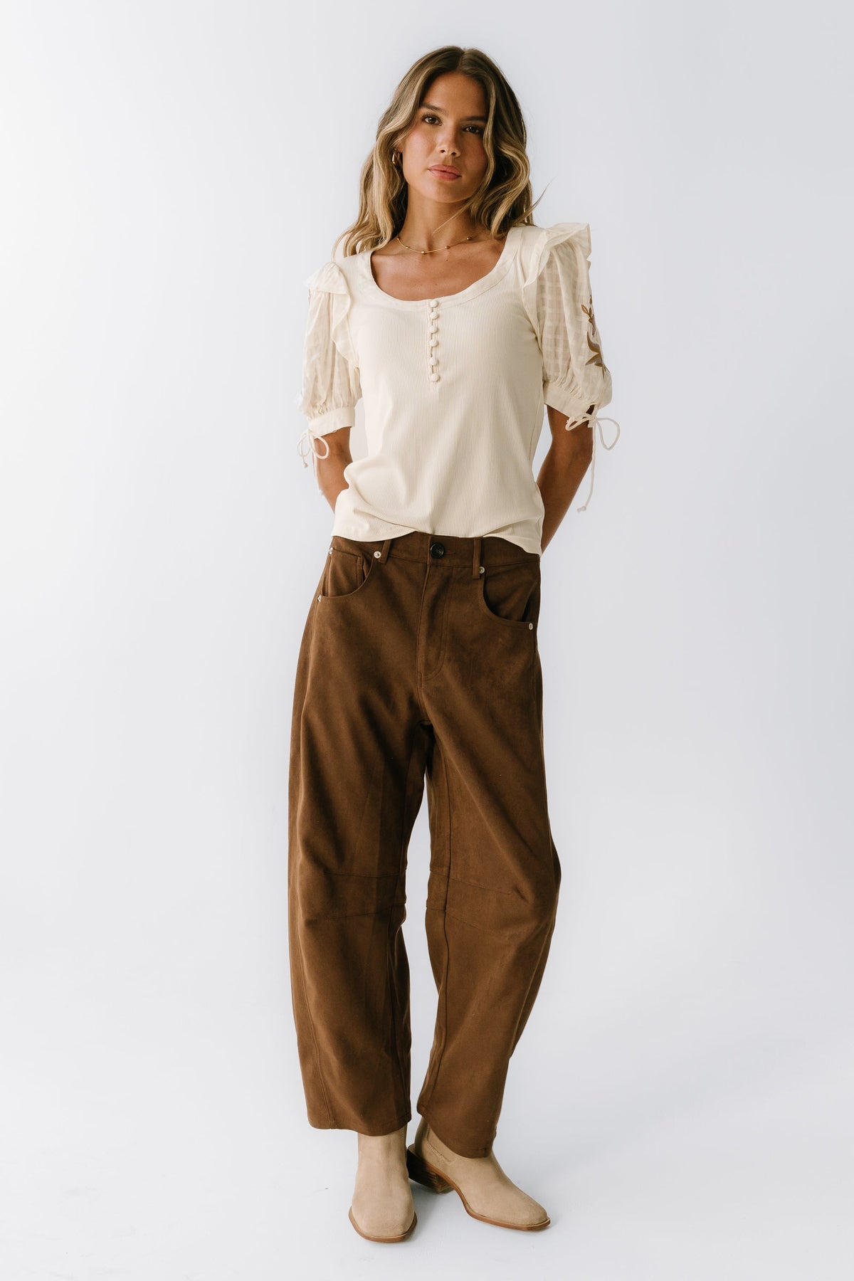 Holden Embroidered Top - FINAL SALE