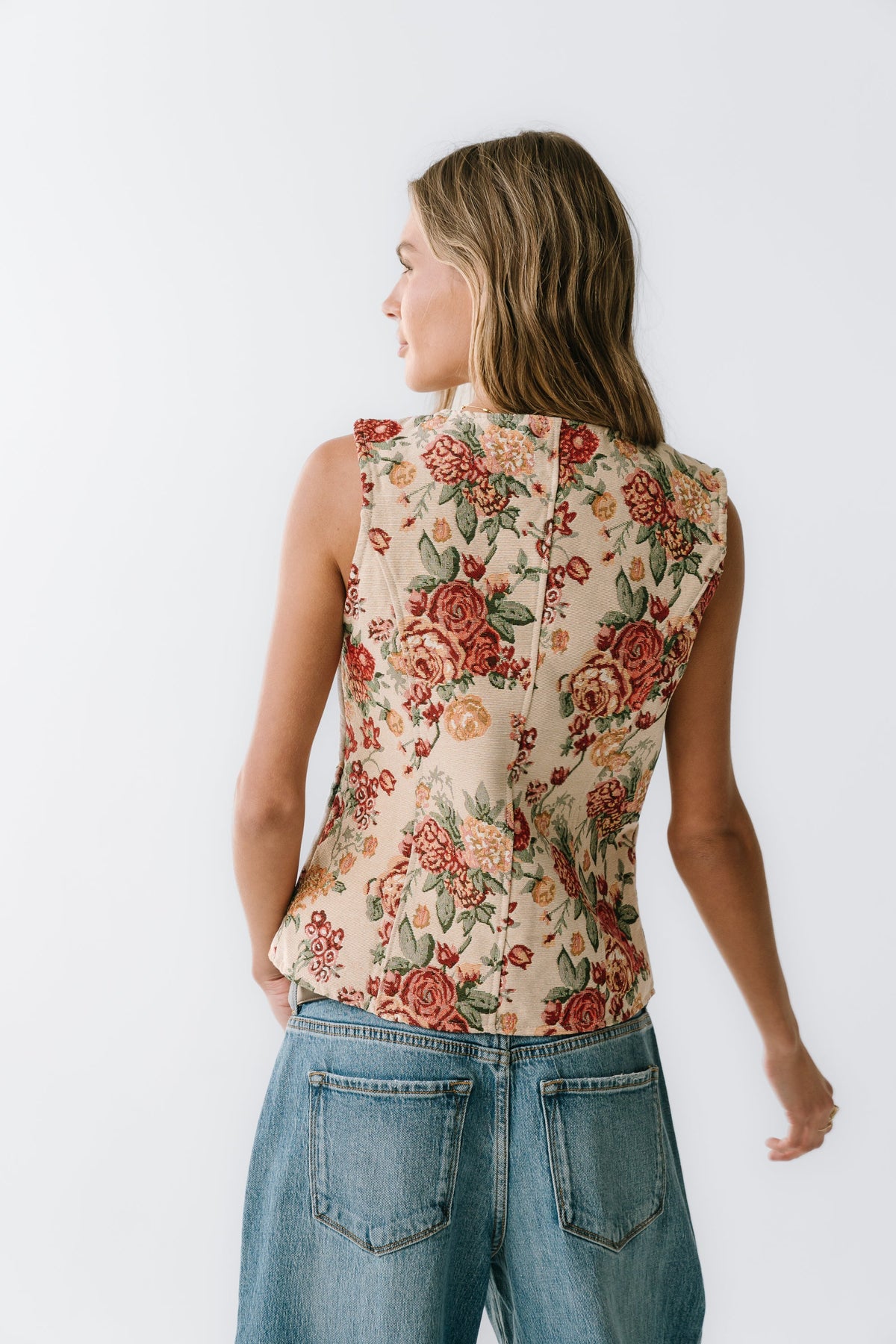 Joanna Floral Vest - FINAL SALE