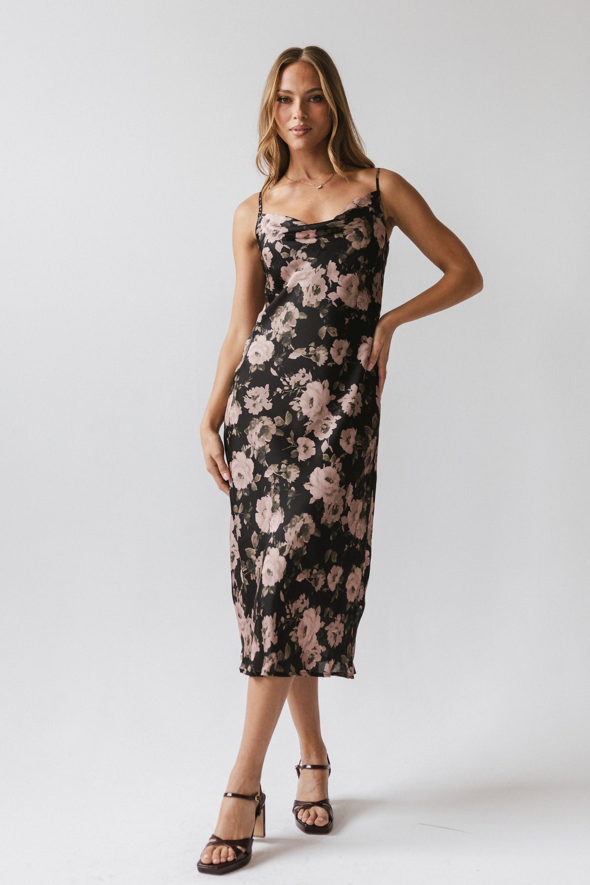 Jaiden Floral Midi Dress - FINAL SALE