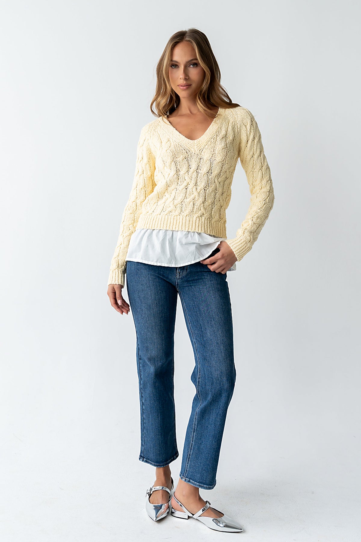 Amanda Straight Leg Jeans in Medium Wash - FINAL SALE
