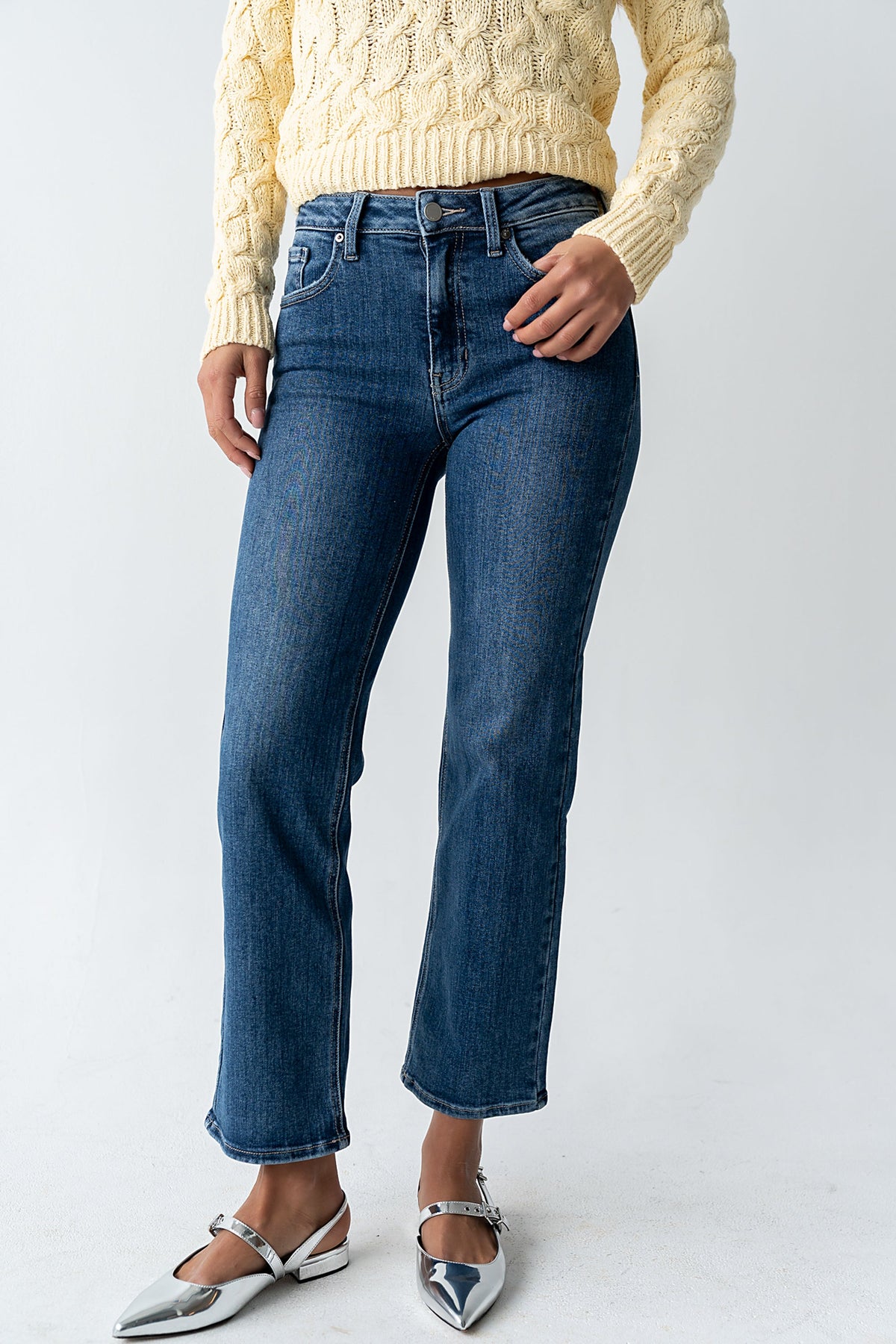 Amanda Straight Leg Jeans in Dark Wash - FINAL SALE