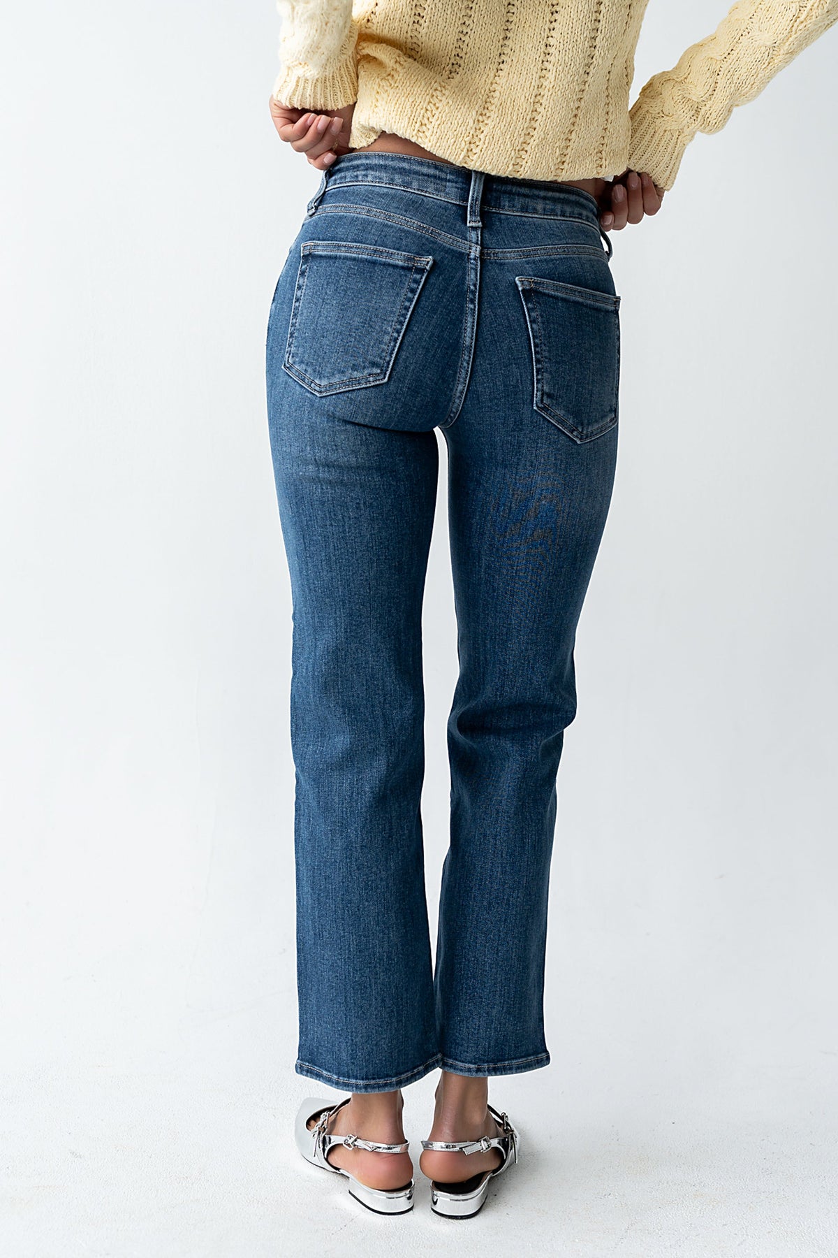 Amanda Straight Leg Jeans in Dark Wash - FINAL SALE