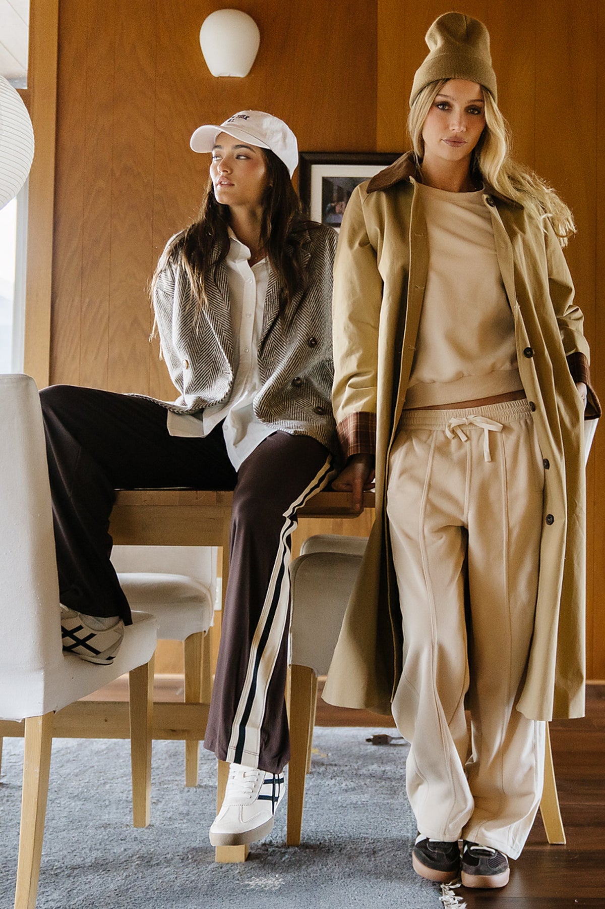 Tulie Contrast Trench Coat - FINAL SALE