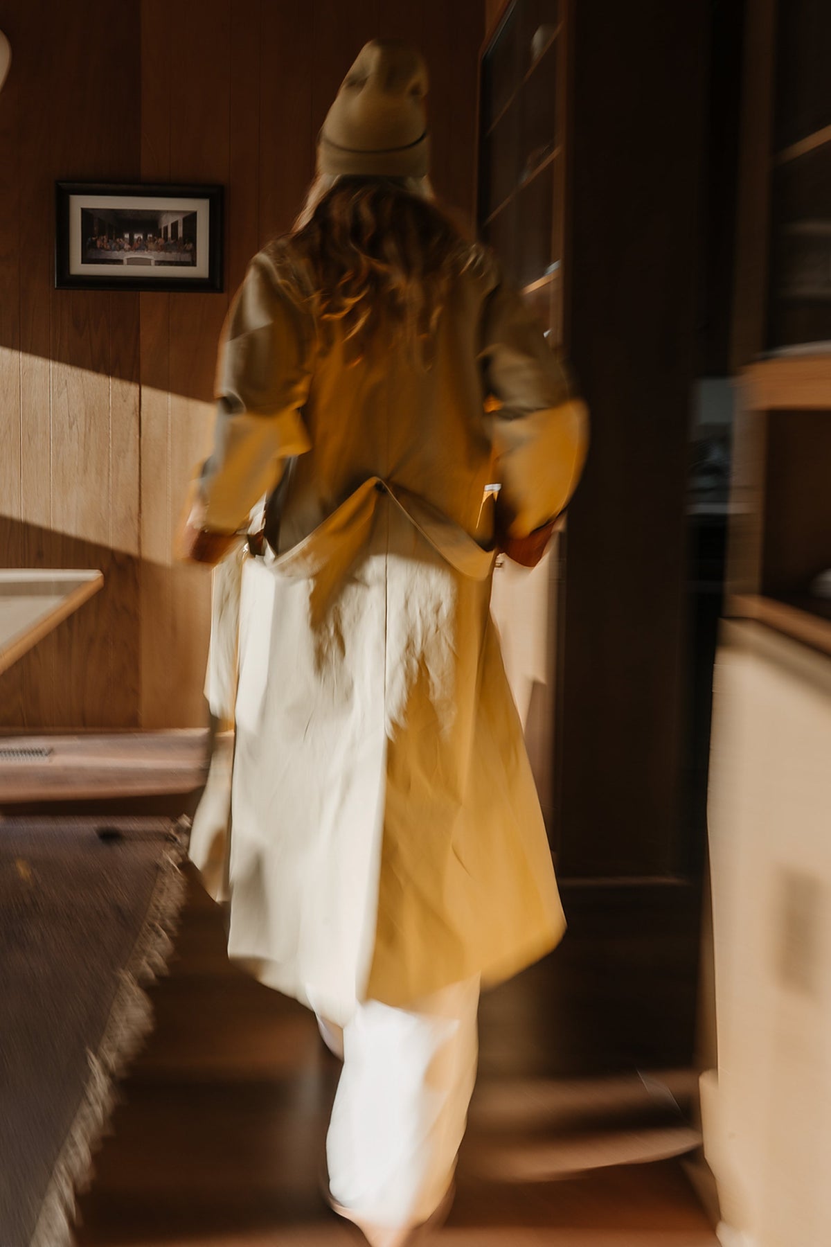 Tulie Contrast Trench Coat - FINAL SALE