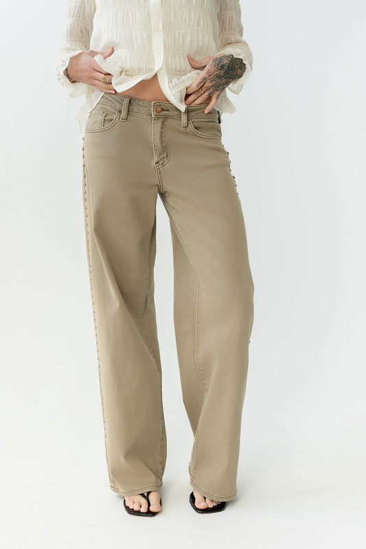 Bronco Studded Straight Leg Jeans - FINAL SALE