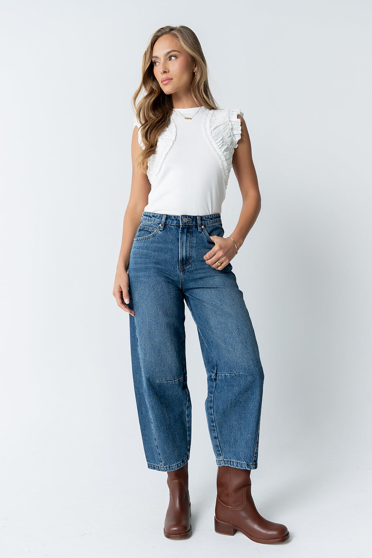 Torri Barrel Jeans - FINAL SALE