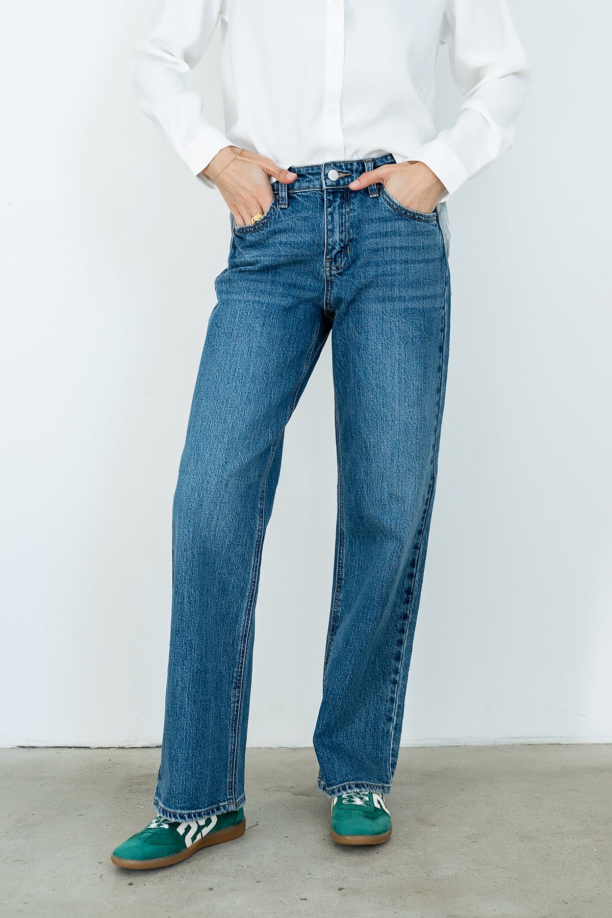Marshall Straight Leg Jeans in Dark Wash - FINAL SALE