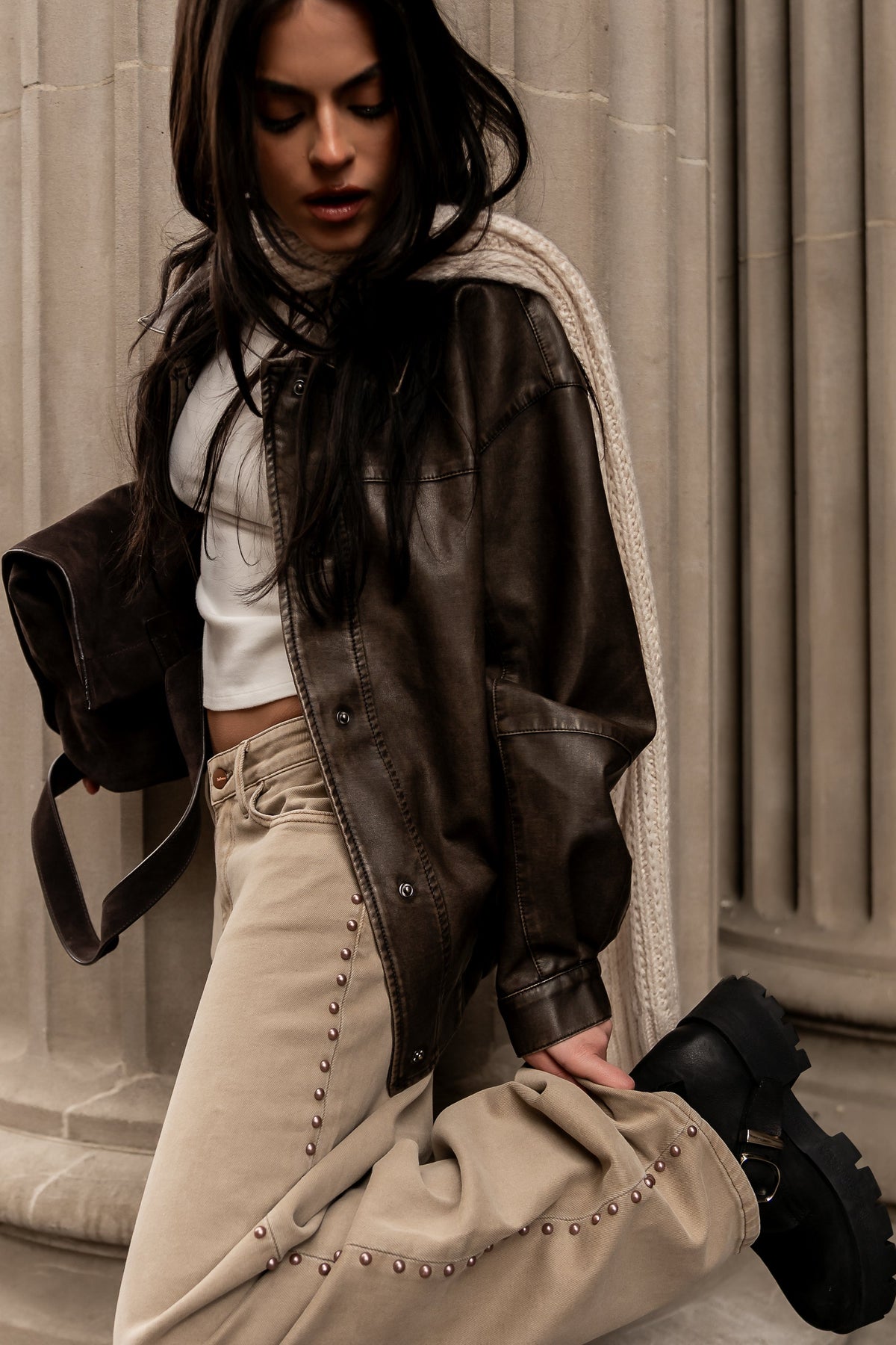 Bronco Studded Straight Leg Jeans - FINAL SALE