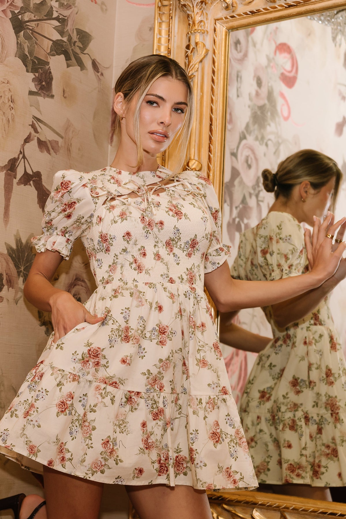 Vanessa Floral Mini Dress - FINAL SALE