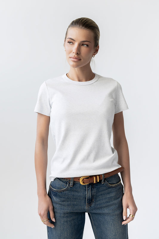 Mckenna T-Shirt in White - FINAL SALE