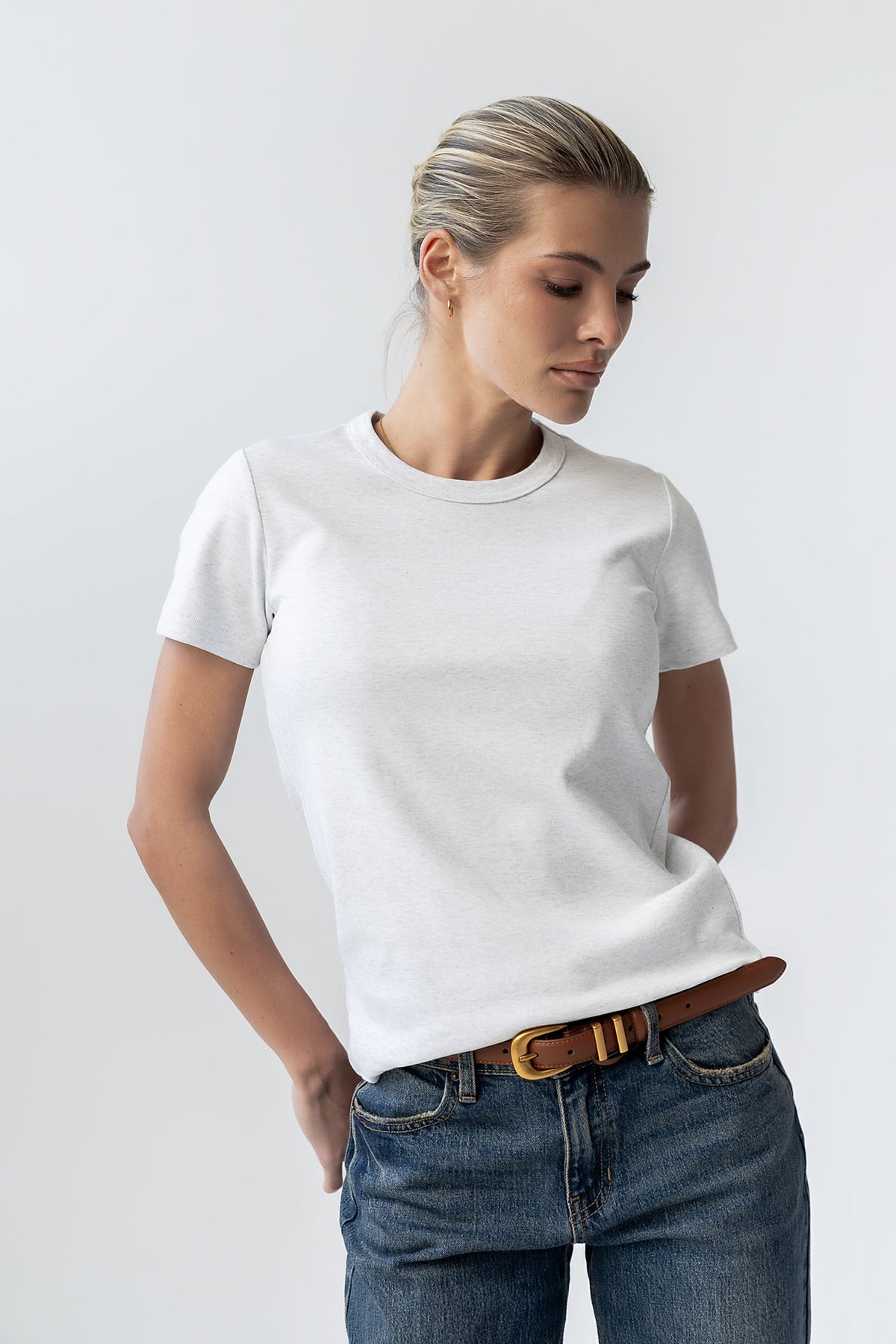 Mckenna T-Shirt in White - FINAL SALE