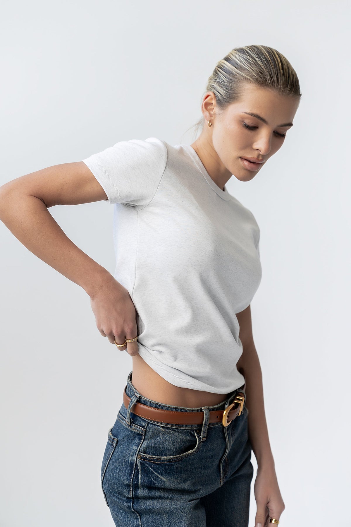 Mckenna T-Shirt in White - FINAL SALE
