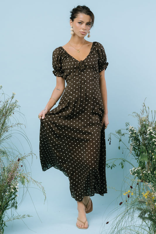 Julianna Polka Dot Maxi Dress - FINAL SALE