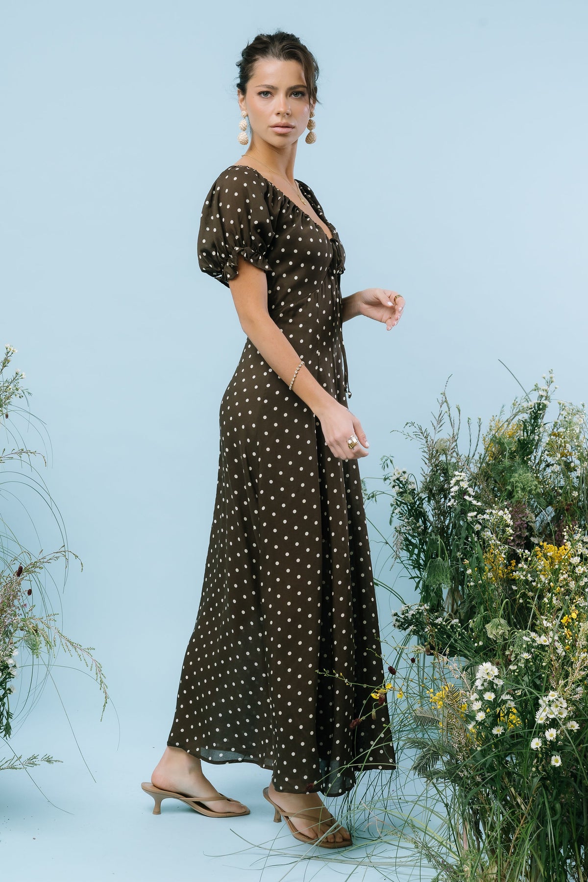 Julianna Polka Dot Maxi Dress - FINAL SALE