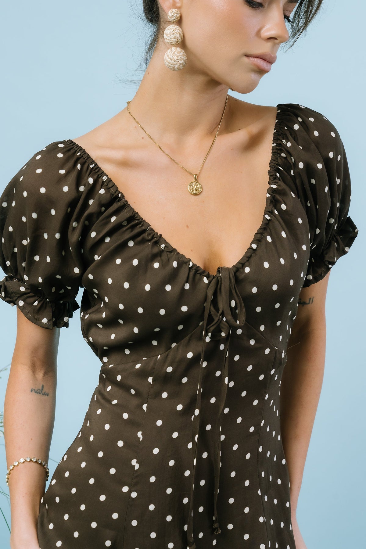 Julianna Polka Dot Maxi Dress - FINAL SALE