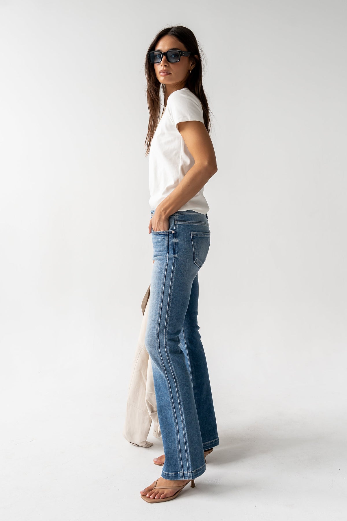 Mckenna T-Shirt in White - FINAL SALE