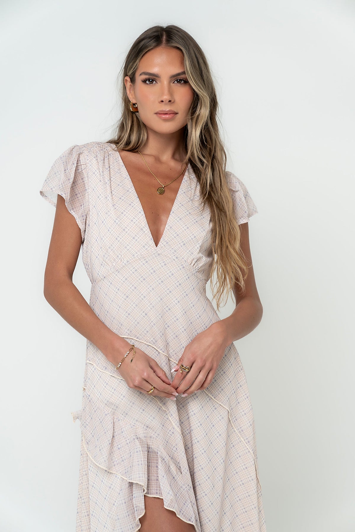 Mindy Plaid Maxi Dress - FINAL SALE