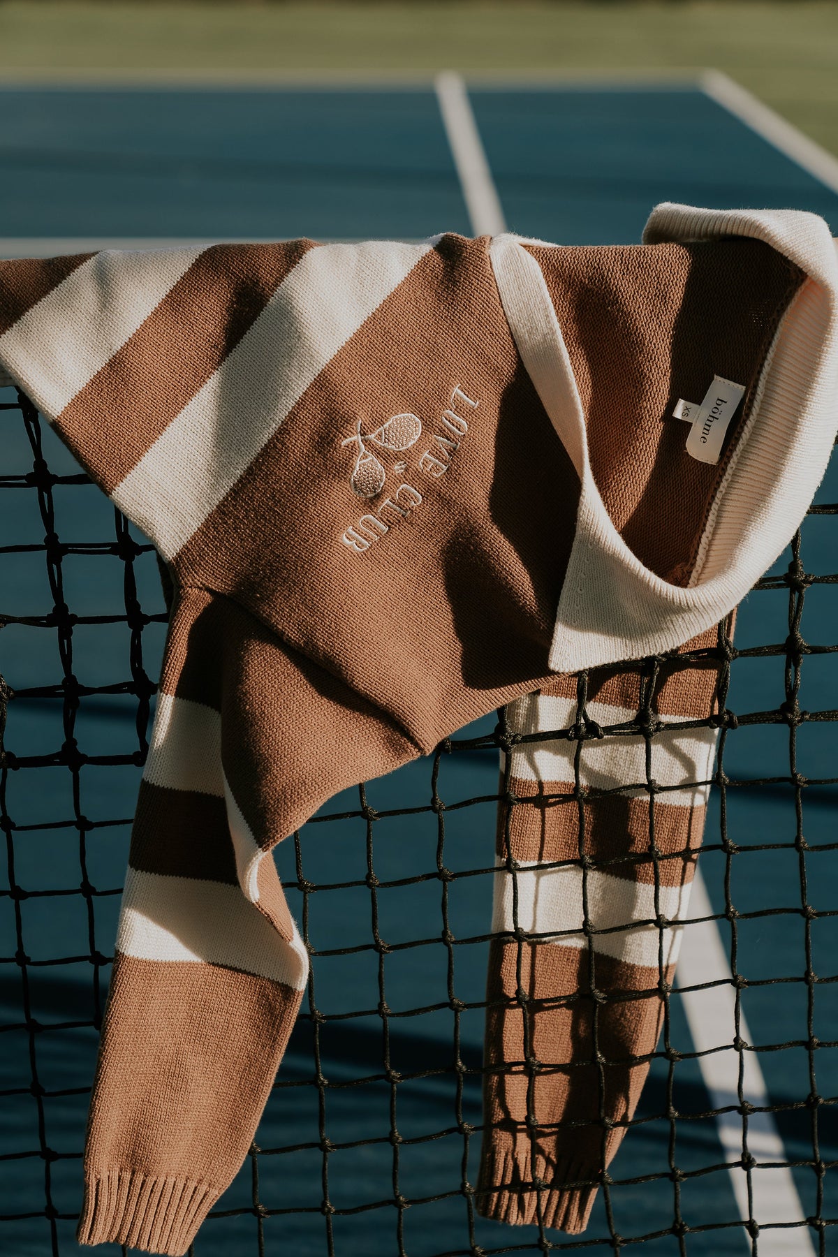 Rosie Polo Sweater in Brown - FINAL SALE