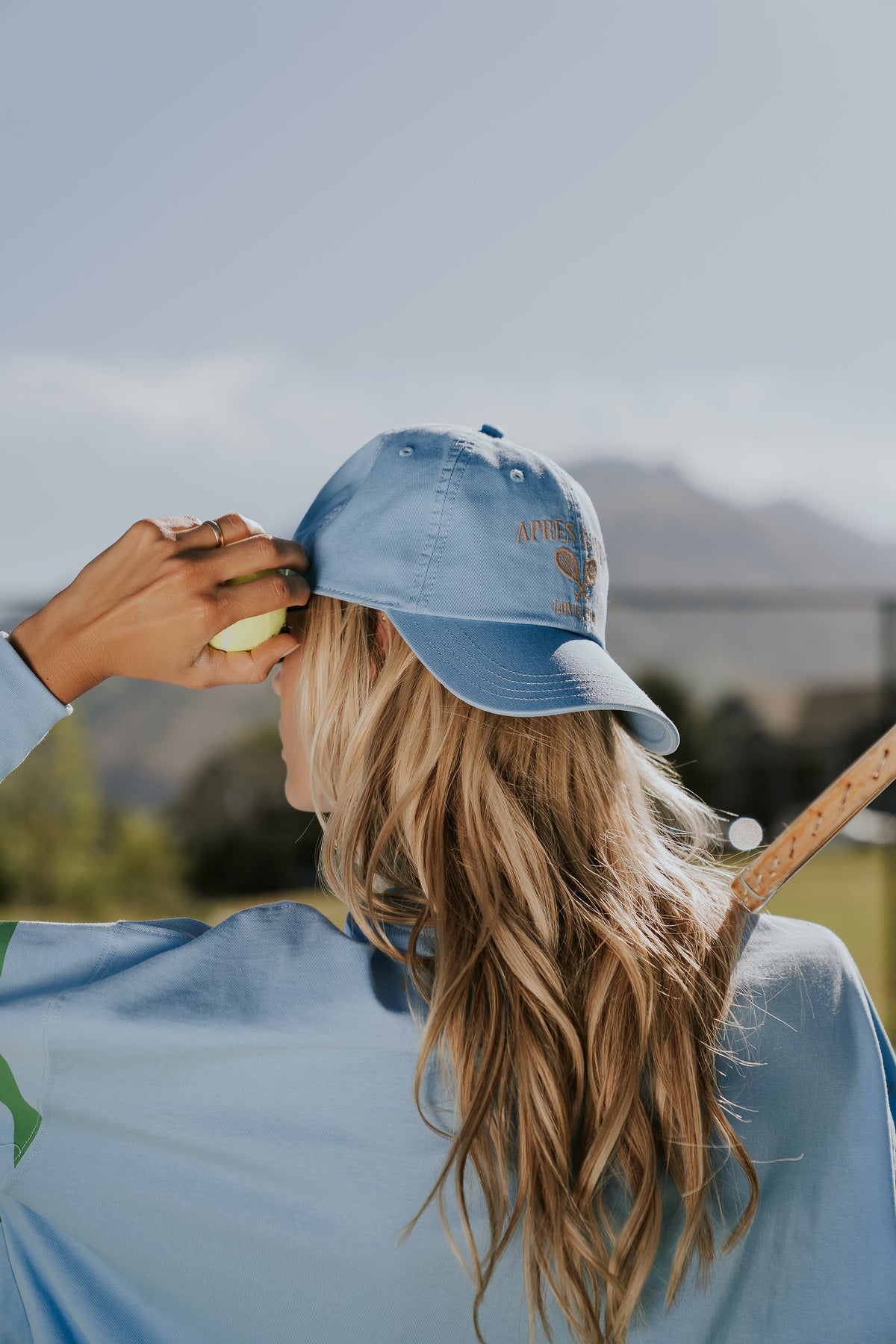 Love Club Baseball Cap in Blue - FINAL SALE