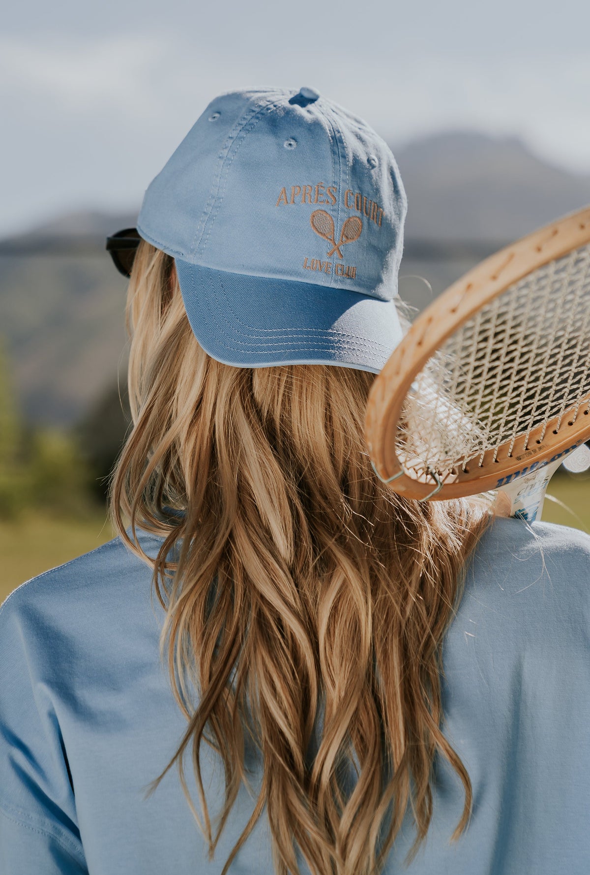 Love Club Baseball Cap in Blue - FINAL SALE