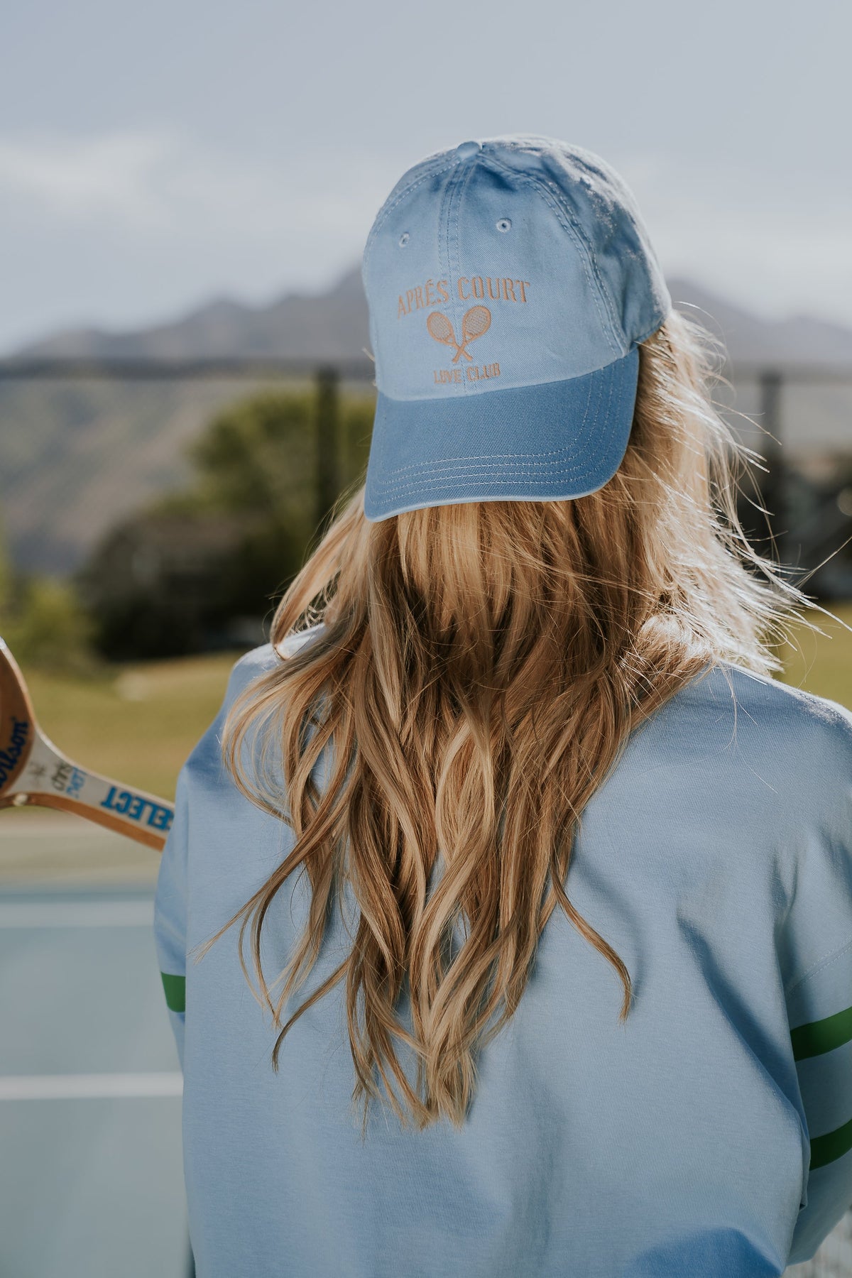 Love Club Baseball Cap in Blue - FINAL SALE
