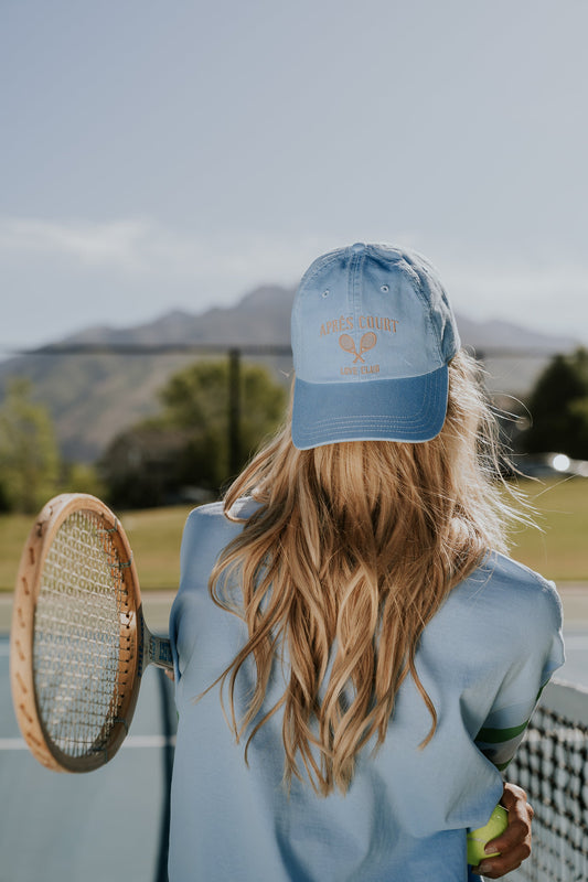 Love Club Baseball Cap in Blue - FINAL SALE